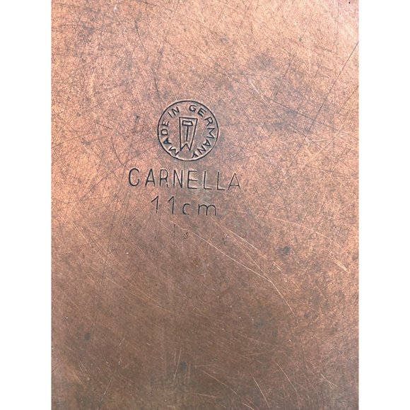 Carbella Vintage Hammered Copper Pot with Lid Made in Germany - Picture 4 of 5